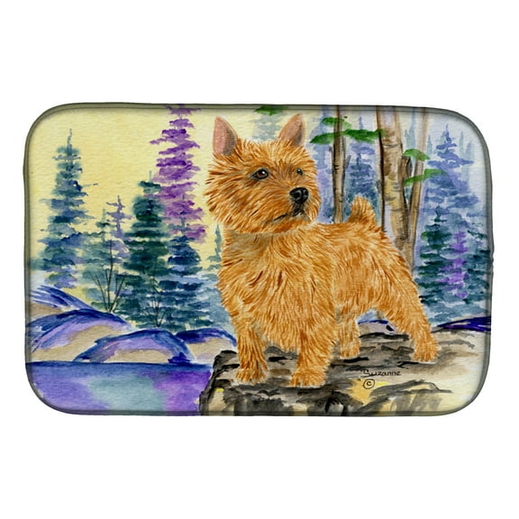 Norwich Terrier Dish Drying Mat