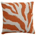 thumbnail image 1 of 123 Créations CS009P-OR Coussin Sérigraphie - Orange Zèbre, 1 of 1