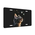 thumbnail image 2 of KAKALAD Watercolor Cat Butterfly Animal 01 Aluminum Universal Car Vehicles License Plate 6" x 12" (4 Holes), 2 of 9