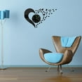 thumbnail image 2 of xiaxaixu Wall Clock, Solid Color Heart Shape Hanging Clock Wall Decor, 2 of 7