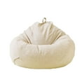 thumbnail image 2 of 1Pc Classic Sofa Chair Lazy Bag Storage Chair Cover, Premium Cotton Linen Material Soft Breathable Durable With Handle For Easy Movement, Suitable For Indoor Outdoor Use In Home, 2 of 6
