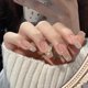 thumbnail image 1 of 24 Uds. Uñas postizas de estilo dulce, párrafo corto/largo, extraíbles, 1 of 3