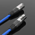 thumbnail image 4 of Cable XLR 3 Pines A 1m Micrófono Blindado () Azul, 4 of 8