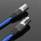 thumbnail image 3 of Cable XLR de 3 pines macho a hembra de 1 m Cable de cable de micrófono blindado (azul) Ehuebsd  Para estrenar, 3 of 7