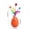 D, variant on Wacky Wobble Cat Tumbler Toy with Feather Teaser & Bell, Non-Tipping Interactive Pet Entertainment Toy for Cats & Kittens, Daily Companionship, Training Reward Gift