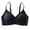 Black, variant on ,Women's Seamless Thin Strap Bra Wireless Push up Soft Bras Support Full Coverage Bralettes White XL