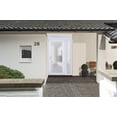 thumbnail image 5 of Front Exterior Prehung Metal-Plastic Door Frosted Glass / Manux 8102 White Silk / Side and Top Window / Office Commercial and Residential Doors Entrance Patio Garage 42" x 96" Right-hand Inswing, 5 of 6
