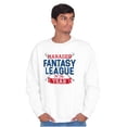 thumbnail image 5 of Fantasy Baseball League Manager Men's Crewneck Sweatshirt Brisco Brands L, 5 of 6