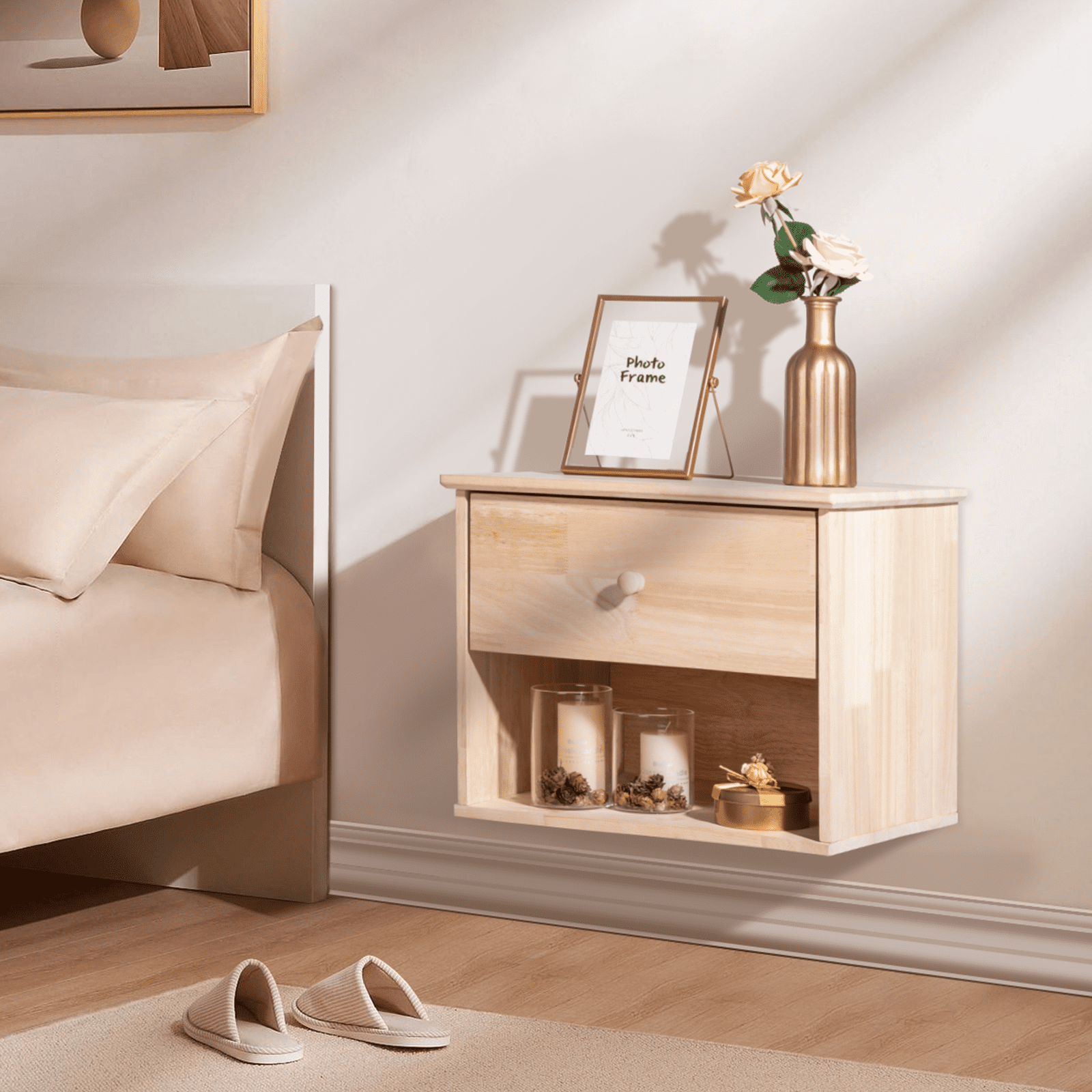 Unfinished 2024 bedside table