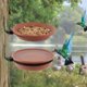 thumbnail image 2 of Bird feeder, bird feeding dish, garden decoration, for balcony, terrace, lawn trees, wall yard, 6.69 x 0.79 inches, 2 of 5