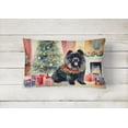 thumbnail image 4 of Black Chow Chow Christmas Fabric Decorative Pillow 12 in x 16 in, 4 of 4