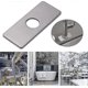 thumbnail image 4 of Stainless Steel Single Hole Kitchen Faucet Cover Plate - 3.5cm Grey Finish for Seamless Kitchen Upgrade, 4 of 4