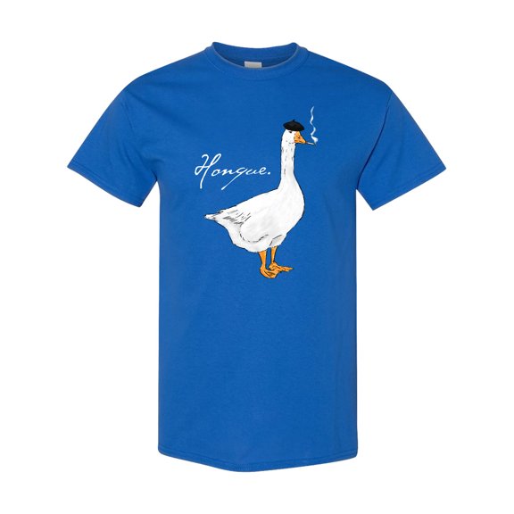 Inktastic French Goose Says Honque T-Shirt