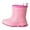 Pink, variant on Krdevn Boys Footwear Boys Boots Kids Rain Boots Version for All Seasons for Rainy Days Easy To Clean Pair with Raincoats,Toddler Girl Shoes,Boys Shoes,Size:11-12 Years