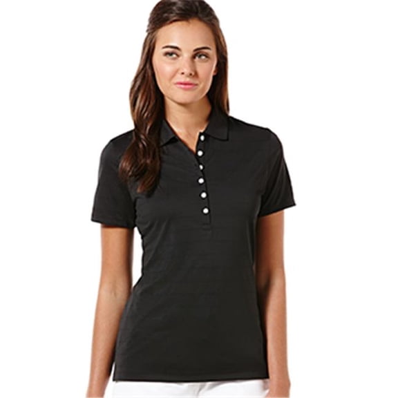 Callaway Womens Size Large Short Sleeve Golf Polo Shirt, Black