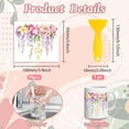thumbnail image 2 of 18 Sheets Rub On Transfers Crafts Flower Garlands 3.6"x3.9" UV DTF Cup Wrap Waterproof Cold Transfers Stickers, 2 of 8
