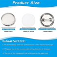 thumbnail image 4 of 600 Pcs Blank Button Making Supplies 25Mm/1Inch Back Button Pin Making Kit Metal Badge Parts compatible Button Making Machine (GET IT)_Gift Of G, 4 of 5