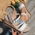 thumbnail image 5 of Dakaela Espadrille Wedge Sandals for Women Platform Ladies Dressy Sandal Summer Ankle Strap Strappy Shoes, 5 of 8