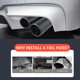 thumbnail image 4 of Salida de tubo de escape modificado para automóvil, tubo de escape de acero inoxidable, cubierta de tubo de escape modificada, decoración, cubierta de escape de acero inoxidable, 4 of 6