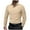 Khaki, variant on Mlzmgr Dress Shirts for Men Button down Long Sleeve Shirts Solid Color Business Casual Tops