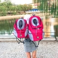 thumbnail image 3 of Mochila porta mascotas para perros y gatos, bolsa de viaje para perros pequeños, bicicleta, senderismo al aire libre, 3 of 7