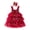 Red, variant on Kiijoy Girls Christmas Party Dresses Sleeveless Tulle Princess Dress, Green, Size 12M-6Y