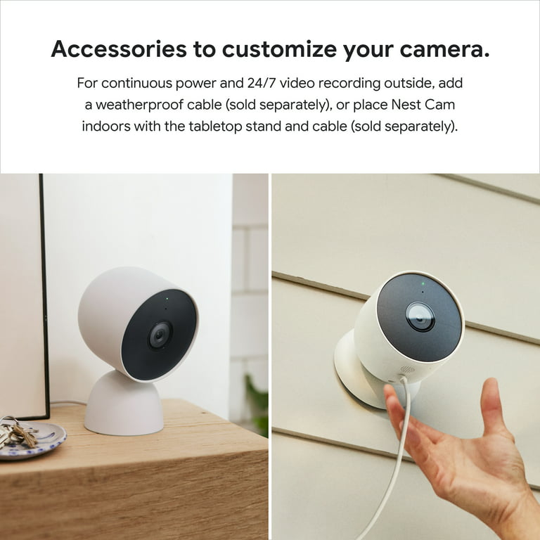 Google Nest Cam Outdoor or Indoor, Battery - 2nd Generation - 1 Pack -  Yahoo Shopping