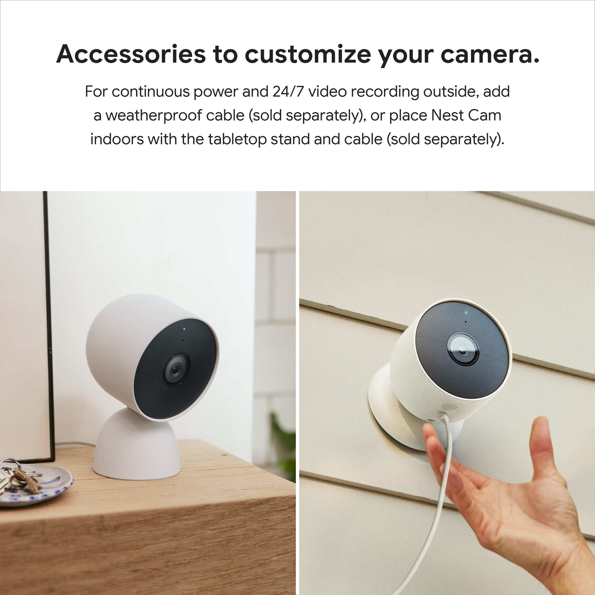Nest Camera (outdoor or indoor, battery) 1pk White - image 8 of 18