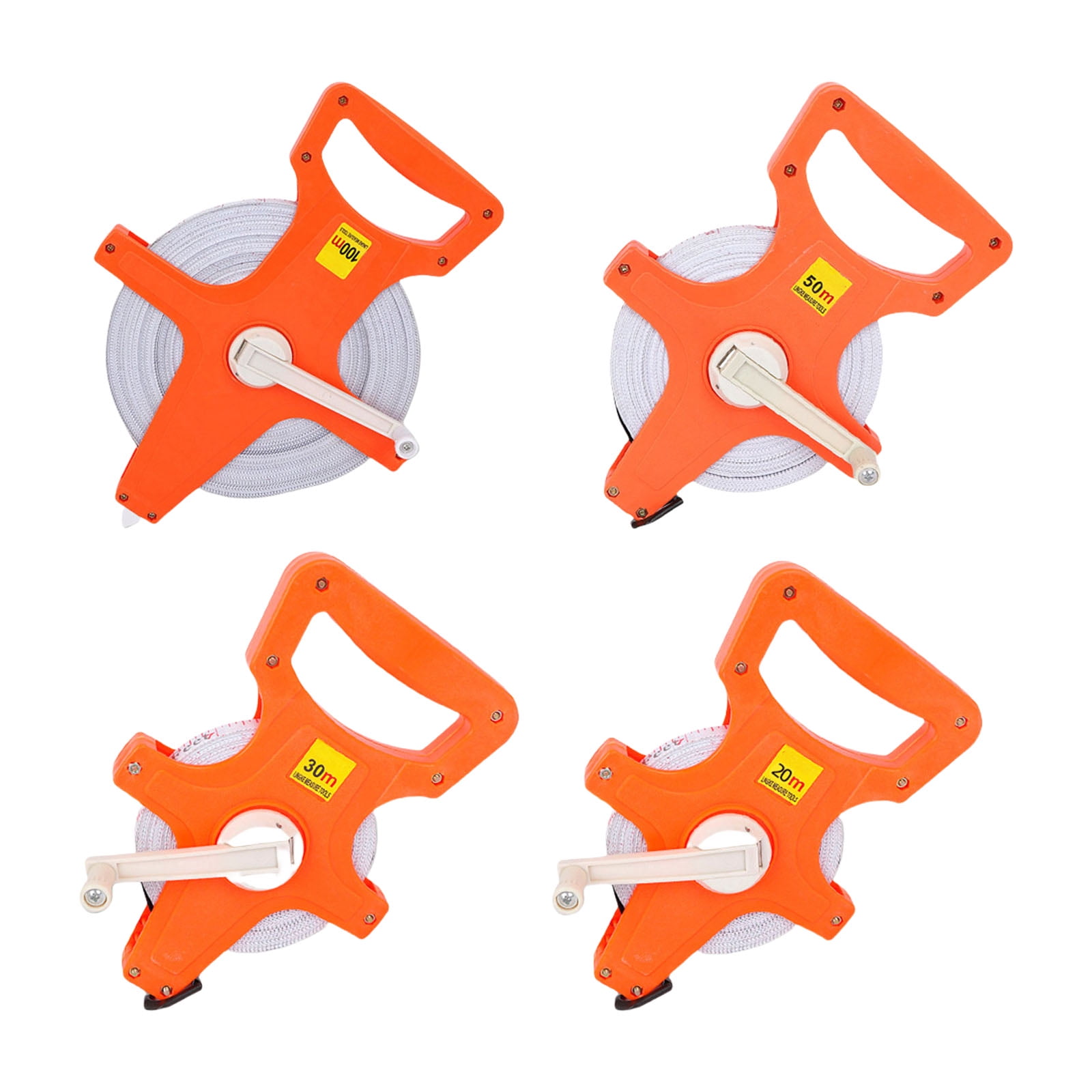 PVC Tape Measure Open Reel Tape Measure For Accurate 20M 30M 50M 100M Measurements Fiberglass Tape Measure