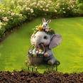 thumbnail image 4 of Easter Bunny Garden Stake Garden Easter Garden Stake Easter Decoration Retro Easter Bunny Easter Egg Garden Logo Outdoor Easter Decoration Easter Bunny Easter Egg Easter Lo Sign Garden Rabbit, 4 of 4