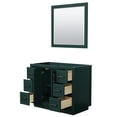 thumbnail image 2 of Wyndham Collection Miranda 42" Wood Single Bathroom Vanity in Green/Black Trim, 2 of 5