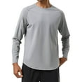 thumbnail image 1 of Men's Performance Shirts, Long Sleeve Workout Shirt Moisture Wicking, UPF 50+ Sun Protection Athletic Top For Running And Training, 1 of 4