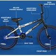 thumbnail image 4 of Kent 20" Ambush BMX Child Bicycle, 20" Wheels, Ages 7-14, Blue, 4 of 13