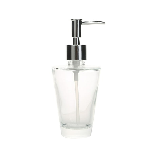 Glass Soap Dispenser Bottle 210ml for Shampoo Shower Gel Liquid Soap Multi Colored Modern Design