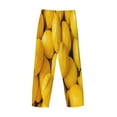 thumbnail image 5 of Fotbe Ripe Yellow Lemon Men's Pajama Pants,Sleepwear Pants,Pj Bottoms Drawstring And Pockets-Medium, 5 of 9