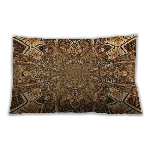 Ahgly Company Indoor Rectangular Contemporary Lumbar Throw Pillow, 13 inch by 19 inch