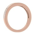 thumbnail image 2 of 1/2 Carat Channel Set Baguette Shape Diamond Wedding Band Ring in 10K Rose Gold (Ring Size 7), 2 of 6