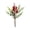A003- Red, variant on Artificial Christmas Hobby Pink Glitter Berry Single Hobby for Indoor Holiday Table Decor