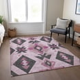 thumbnail image 5 of Dalyn Rugs Machine Washable Indoor/Outdoor Chantille Pink 10' x 14' Rug, 5 of 9