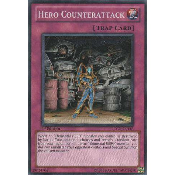 YuGiOh Legendary Collection 2 Common Hero Counterattack LCGX-EN118