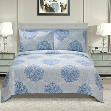 Cindy Crawford Bedding - CRAWFORD Sheet Set, Long-Staple Cotton, 300-Thread-Count