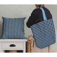 thumbnail image 4 of Soimoi Blue Cotton Duck Fabric Check Check Print Sewing Fabric Yard 56 Inch Wide, 4 of 4