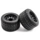 thumbnail image 1 of Car Tires with Wheel Rims 4pcs Replacement for 1/10 LOSI HSP Traxxas RC Car, 1 of 5