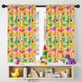 thumbnail image 5 of Blackout Kids Curtains,Colorful Cartoon Dinosaurs Volcanoes Pattern Childrens Insulated Curtains Set Of 2,Bedroom Essentials,Toddler Room Decor 42"x54", 5 of 5