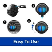 Refresh Your Car! Mini Diffuser Air Freshener (New Car/Cool Breeze Scent, 2 Pack)