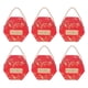 thumbnail image 3 of 10 bolsas de caramelos rojas para regalos de boda Cajas de regalo de chocolate hexagonales con cuerdas, 3 of 8