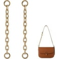 thumbnail image 6 of 2Pcs 8.26 Inch Bag Extender Chain Platinum Handbag Strap Extender Bag Strap Extender Metal Cable Chain Purse Strap Extenders Bag Strap Replacement with Clasps, 6 of 8