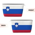 thumbnail image 2 of Flag Of Slovenia Handbag Purse Tote Organizer Zipper Closure Cosmetic Pouch Bag For Travelling, 2 of 7