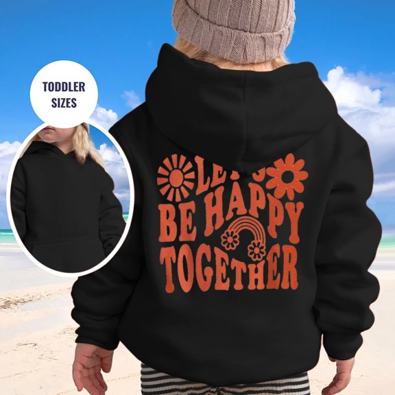 Hpapadks Boys Hoodies Children Print Hoodie Long Sleeve Casual Sweatshirt Top Baby Sweatshirt Black 5-6 Years