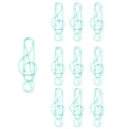 thumbnail image 2 of Ensemble de 10 Trombones Clés de Sol en Métal Colorés, Signets pour Notes de Musique, Accessoires de Papeterie pour Enseignants et Étudiants, 2 of 9